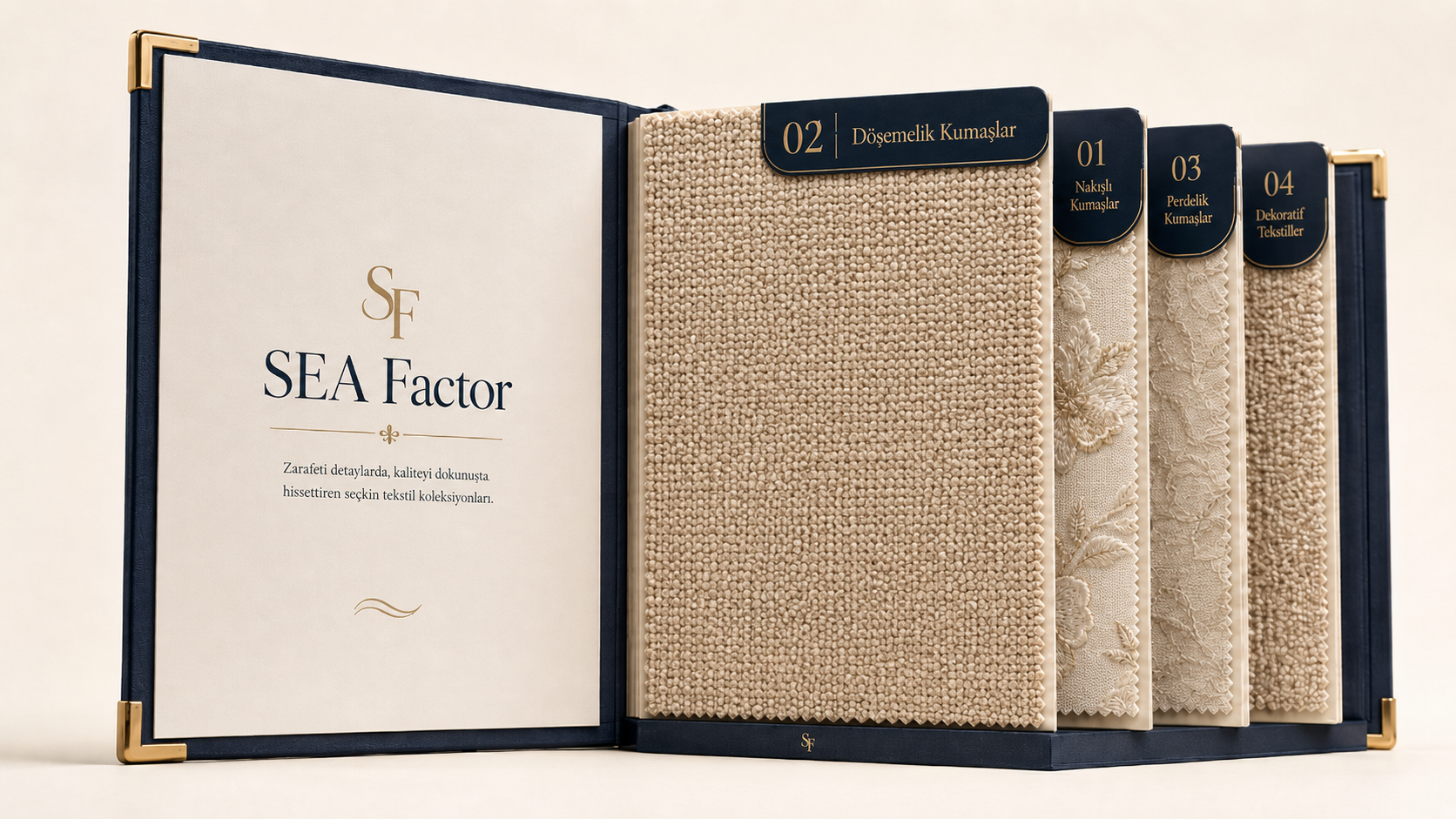 SEA Fabric döşemelik kumaşlar koleksiyon kitabı